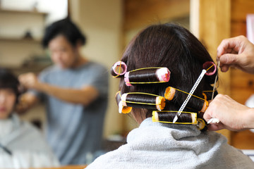 パーマの写真
